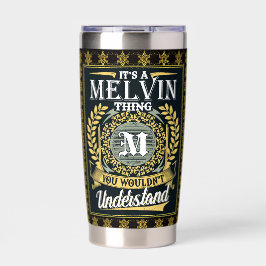 Das ist ein Melvin, das man nicht verstehen konnte Thermobecher