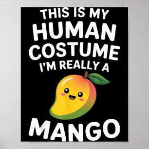 Das ist ein menschliches Kostüm Lustiger Kawaii Sü Poster
