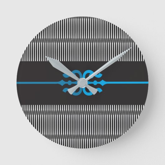 Das ist ein Moire Runde Wanduhr (Vorderseite)