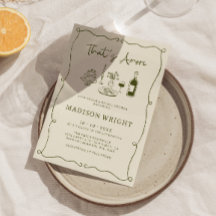 Das ist ein öko-grünes Brautparty