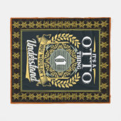 Das ist ein Otto, das man nicht verstehen konnte Fleecedecke (Vorderseite (Horizontal))