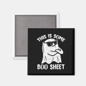 Das ist ein paar Boo-Sheet Fun Halloween Ghost-Kos Magnet (Vorderseite/Rückseite)