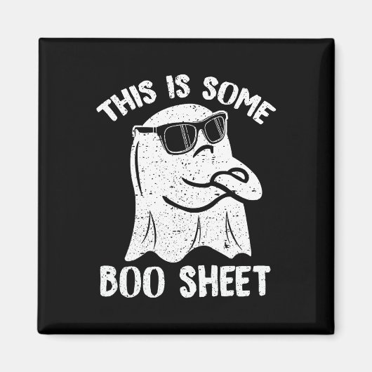 Das ist ein paar Boo-Sheet Fun Halloween Ghost-Kos Magnet (Vorne)
