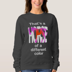 Das ist ein Pferd mit einer anderen Farbe Print Sweatshirt
