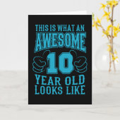 DAS IST EIN PHANTASTISCHER 10 JAHRE ALTER 10. Gebu Karte (Gelbe Blume)