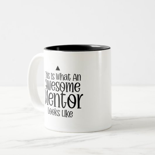 Das ist ein Phantastischer Mentor Zweifarbige Tasse (Vorderseite Links)