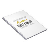 Das ist ein Phantastischer Ziviler Ingenieur, wie Notizblock (Rechte Seite)