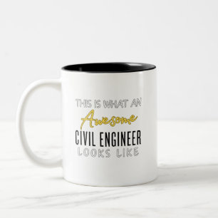 Das ist ein Phantastischer Ziviler Ingenieur, wie Zweifarbige Tasse