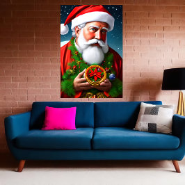 Das ist ein Portrait des Weihnachtsmannes | Art de Poster