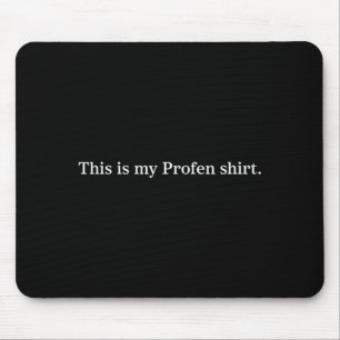 Das ist ein profaner minimalistischer lustiger Hum Mousepad