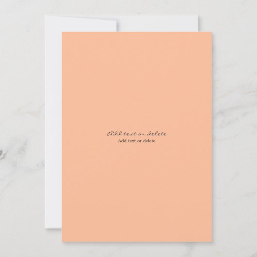 Das ist ein rosa tropisches Aperol-Brautparty Einladung (Rückseite)