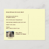 Das ist ein Roundup! Rinder - Western "Save the Da Ankündigungspostkarte (Rückseite)