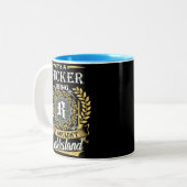 Das ist ein Rucker, den man nicht verstehen konnte Zweifarbige Tasse (Vorderseite Links)