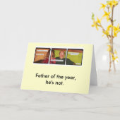 Das ist ein schlechter Vater! Karte (Gelbe Blume)