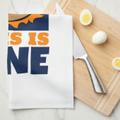 Das ist ein schöner Cartoon der globalen Erwärmung Geschirrtuch (Viertel Falte)