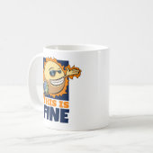 Das ist ein schöner Cartoon der globalen Erwärmung Kaffeetasse (Vorderseite Links)