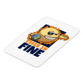 Das ist ein schöner Cartoon der globalen Erwärmung Magnet (Linke Seite)