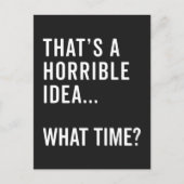 Das ist ein schreckliches Zitat Postkarte (Vorderseite)