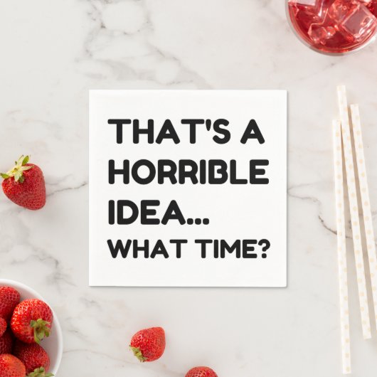 Das ist ein schreckliches Zitat Serviette (Beispiel)