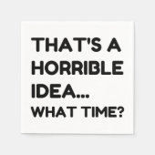 Das ist ein schreckliches Zitat Serviette (Vorderseite)