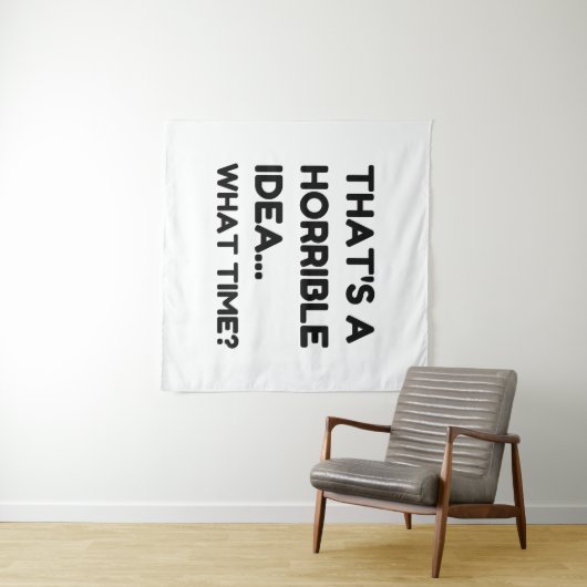 Das ist ein schreckliches Zitat Wandteppich (Beispiel (Horizontal))