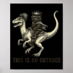 Das Ist Ein Skandal Lustige Prinzessinnen Katze Re Poster