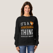 Das ist ein Spitz Sweatshirt (Vorne ganz)
