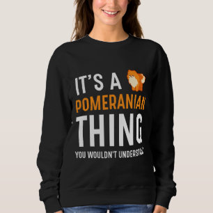 Das ist ein Spitz Sweatshirt