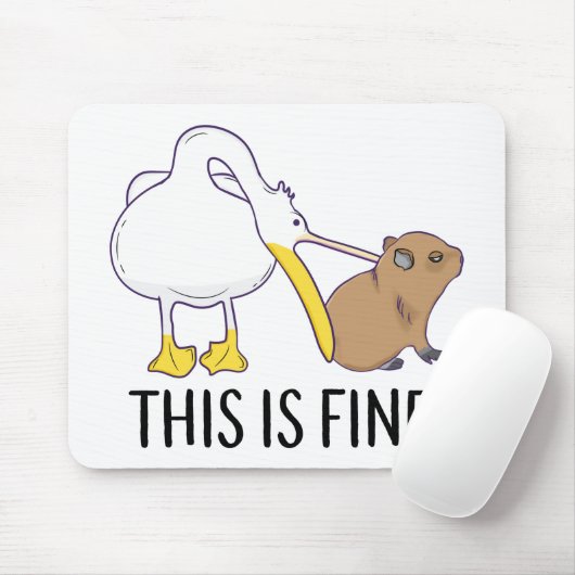 Das ist ein toller Meme lustiger Capybara Hund Pel Mousepad (Mit Mouse)