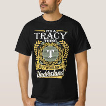 Das ist ein Tracy, das man nicht verstehen konnte