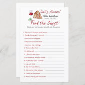 Das ist ein weiteres Bingo-Brautparty-Spiel (Vorne/Hinten)