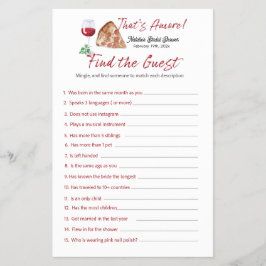 Das ist ein weiteres Bingo-Brautparty-Spiel Flyer