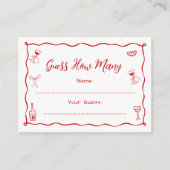 Das ist ein weiteres Brautparty schätzen, wie viel Begleitkarte (Vorderseite)