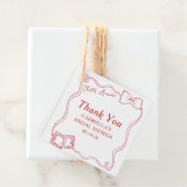 Das ist ein weiteres italienisches Brautparty Dank Geschenkanhänger (Beispiel)