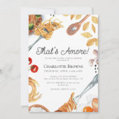 Das ist ein weiteres italienisches Script-Brautpar Einladung (Vorderseite)