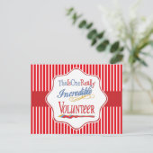 Das ist ein wirklich unglaubliches freiwilliges Ge Postkarte (Stehend Vorderseite)