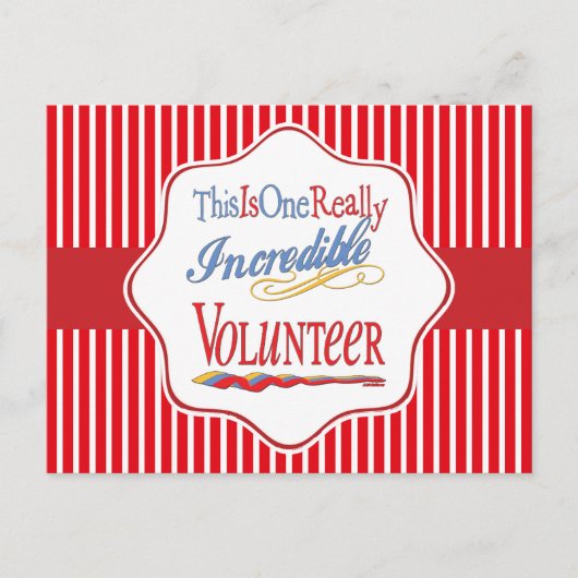 Das ist ein wirklich unglaubliches freiwilliges Ge Postkarte (Vorderseite)