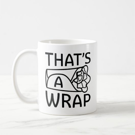 Das ist ein Wrap Kaffeetasse (Links)