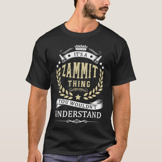 Das ist ein ZAMMIT, das man nicht verstehen würde T-Shirt (Vorderseite)