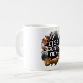 Das ist ein Zookeeper-Ding Kaffeetasse (Vorderseite Links)