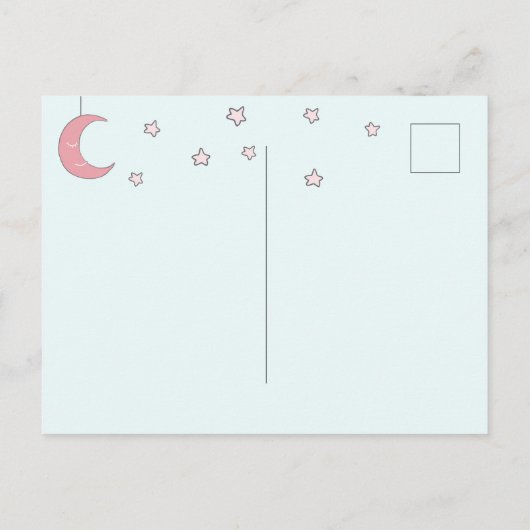 Das ist ein Zwilling! Glückwunsch - Niedliche Kani Postkarte (Rückseite)