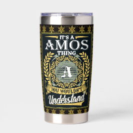 Das ist eine Amos, die man nicht verstehen konnte Thermobecher