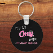 Das ist eine Amy, die man nicht verstehen würde Schlüsselanhänger (Vorderseite)