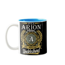 Das ist eine Arion Sache, die man nicht verstehen 