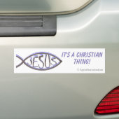Das ist eine Christliche Sache Autoaufkleber (Auf Auto)
