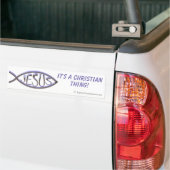 Das ist eine Christliche Sache Autoaufkleber (Auf Lkw)