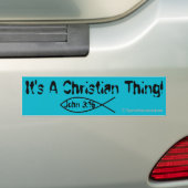 Das ist eine Christliche Sache Autoaufkleber (Auf Auto)