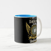 Das ist eine Dasilva Sache, die man nicht verstehe Zweifarbige Tasse (VorderseiteRechts)