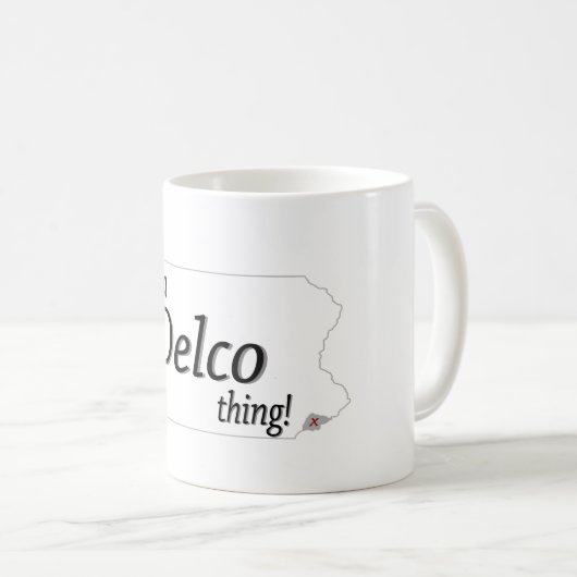 Das ist eine DELCO Sache! Kaffeetasse (VorderseiteRechts)