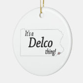 Das ist eine DELCO Sache! Keramik Ornament (Links)